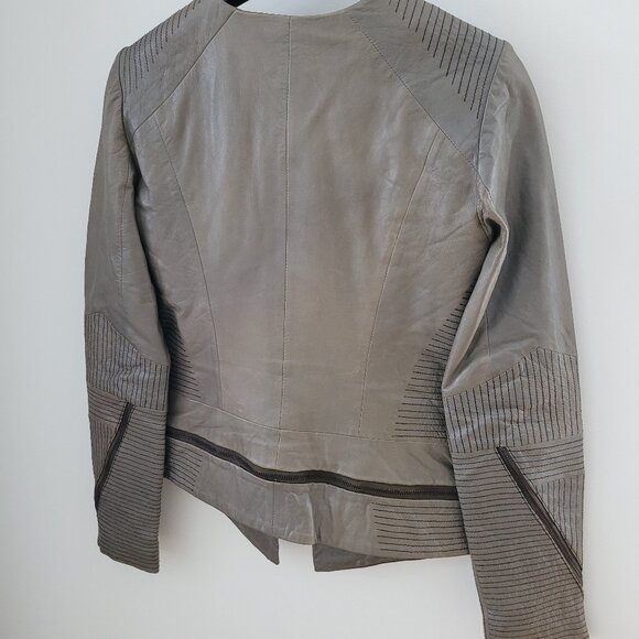 ImprovD Lamb Leather Moto Jacket - Picture 8 of 16